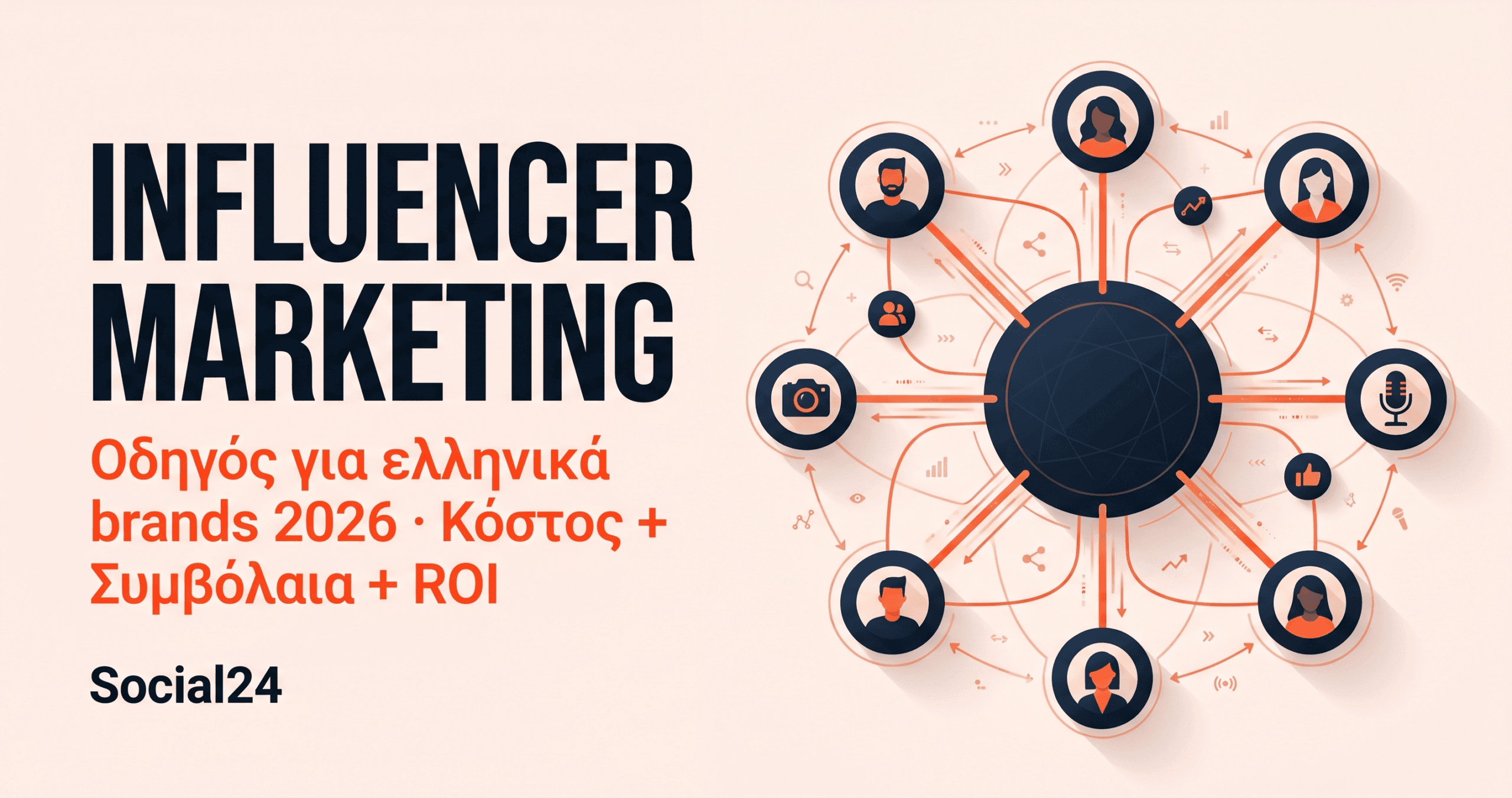 Influencer Marketing για Ελληνικά Brands 2026: Κόστος, Συμβόλαια, ROI